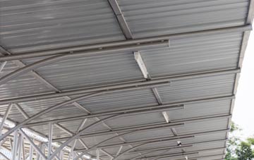 installing Short Cross metal roofing